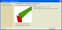 Exportación a Tekla. Pulse para ampliar la imagen